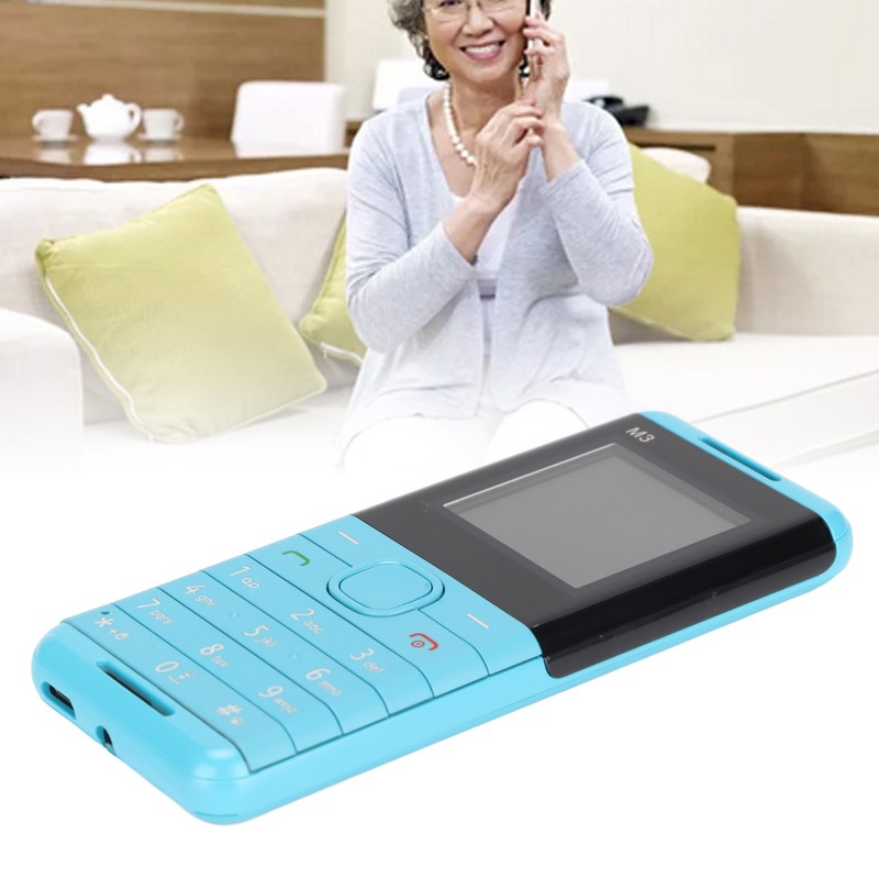 M3 1.44in 2G Large Button Cell Phone with Lanyard Dual