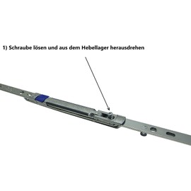 Winkhaus GASK GASM Lever / Repair Kit (Lever Length, 154 mm (French Door))
