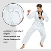 TopTie Karate Taekwondo Belt, Martial Arts Double Wrap Solid Rank