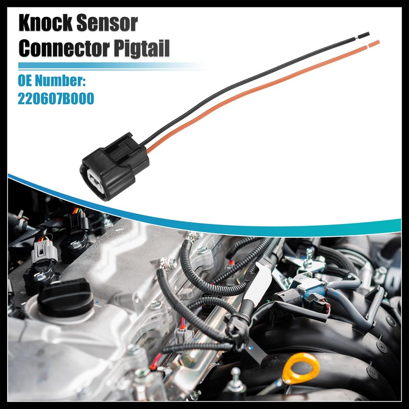 Hihaha Knock Sensor Connector Pigtail No.220607B000 for Nissan Frontier 1994-2004