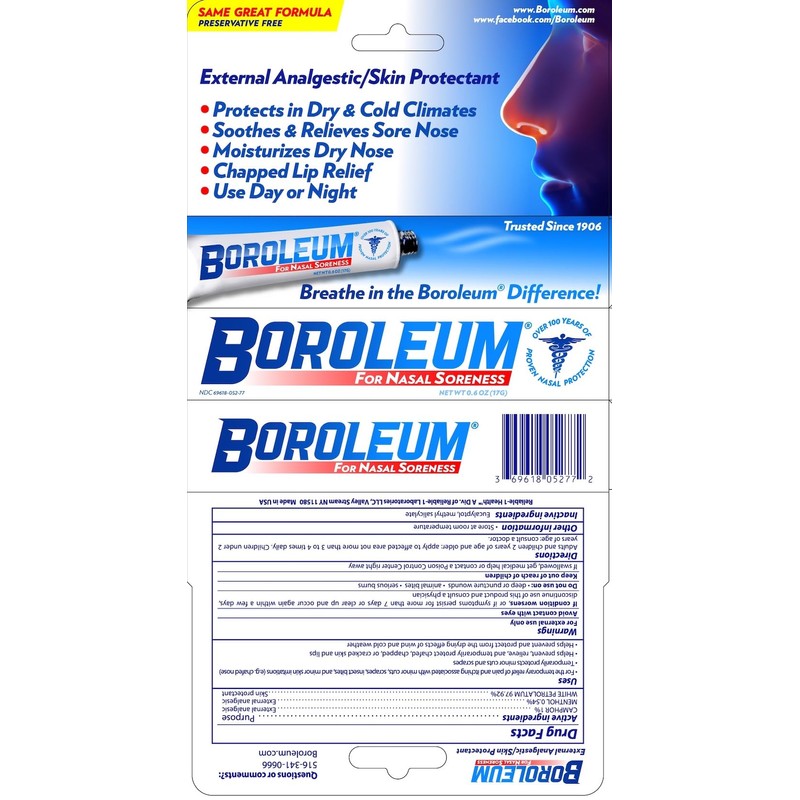 PACK OF 3 EACH BOROLEUM OINTMENT 17GM PT#31235012350