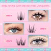 Manga Lash Clusters Wispy Eyelash Clusters 3 Styles Mix Natural