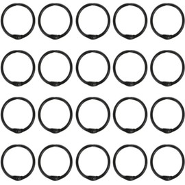 Books Rings Binder Rings Key Rings Loose Leaf Connectors Metal Book Rings Pack of 20 30 mm