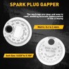 12-Piece 3/8" Drive Spark Plug Socket Set with Ratchet Handle,