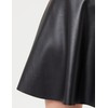 Noisy may Women's Nmandy Pu Hw Flared Skirt WVN Noos