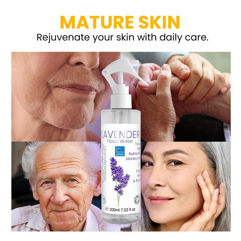 bleu & marine Bretania - Organic Lavender Floral Water 500