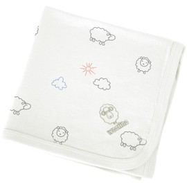 Woolino Swaddle Blanket, Merino Wool Baby Blanket, 0-3 Months, Sheep
