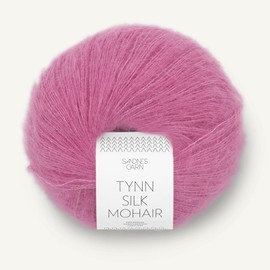 Sandnes Garn Tynn Silk Mohair Approx. 212 m Col. 4626 Shocking Pink 25 g