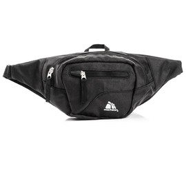 Meteor Essential Sports Waist Pack, Waist Bag, Waist Pouch, Waist Pack, Sports Bag, Running Waist Bag, Hiking Waist Bag - LOMME Black