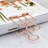 Extra Large Binder Clips 2 Inch, Big Paper Clamps Rose