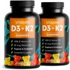 Vitamin D3 + K2 Gummies 120x with 1000 IU Vitamin