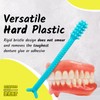 Denture Dart V3 Hard Plastic Denture Brush - Denture Gel