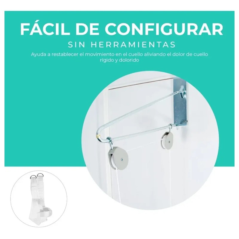 Kit De Tracción Cervical | Relajador De Cuello Soporte