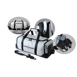 Gym bag for Men, Women, 45L with shoe compartment and wet compartment | Travel Carry on with wet pocket | Duffle bag & Backpack for Sports, fitness & workout | water resistant Oxford material.