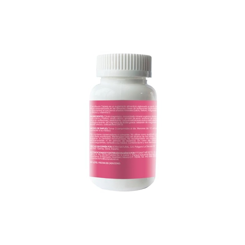 CALCIFLAVON Tablets. Con Isoflavonas de Soya. 60 comprimidos