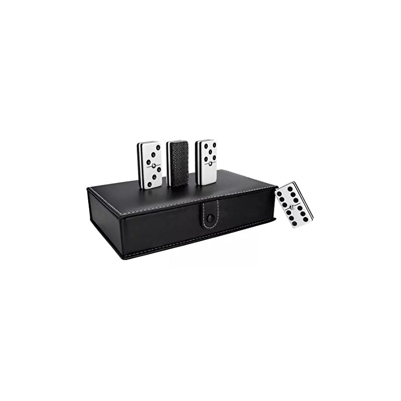 Domino Jumbo 5 Capas Baraja Plata