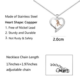 BNQL Ice Hockey Necklace Hockey Gifts for Women Girls Hockey Jewelry Gifts for Hockey Lovers Players Hockey Charm Necklace (Ice Hockey Necklace)