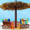 4 Piece Beach Towel Clips Ties Stretch Chair Bands Towel