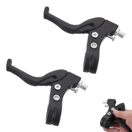 HXHWKEN 1 Pair Children's Bicycle Brake Levers Universal Brake Lever Bicycle Black Bicycle Handle Brake for Children Road Bike Most Bicycles