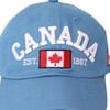 WITHMOONS Baseball Cap Canada Maple Leaf Flag Embroidery Dad Hat