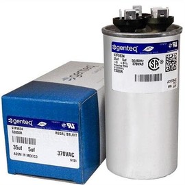 HC98JA036D - 35 + 5 uf MFD 370 Volt VAC - Capcom Round Dual Run Capacitor Fits Payne