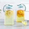 Frcctre 2 Pack Plastic Water Pitcher with Lid, 74 Oz