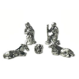 Holy Family Wood Chest Trinket Mini Nativity Set Sagrada Familia Mini Nacimiento