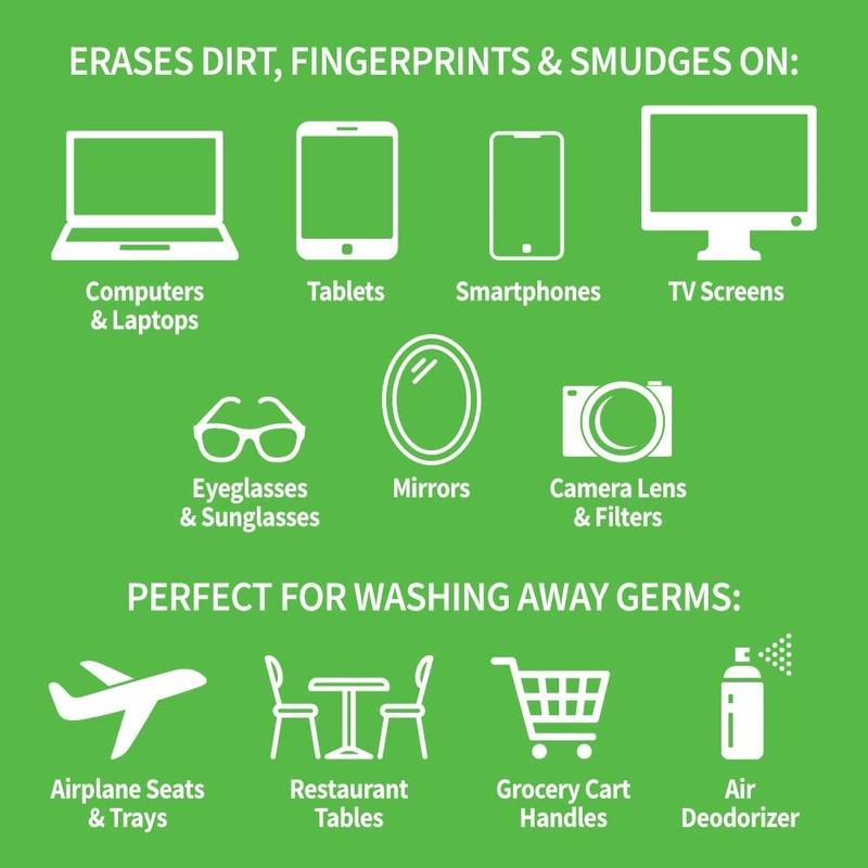 ForPro Erase Instant Glass & Screen Cleaner Kit, for TV