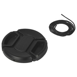 vhbw Lens Cap Compatible with Tokina at-X 35 mm 2.8 Pro DX Macro, Voigtländer APO-Lanthar 90 mm F3.5 SL II Camera - Plastic Black 52 mm