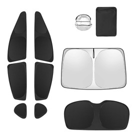 SHINELINERS 8pcs Car Window Shades for Subaru Crosstrek 2018-2023 Accessories,Windshield Side Rear Full Sunshade,Sun Visor UV Blocking, Privacy Protection and Blackout for Camping Outdoor