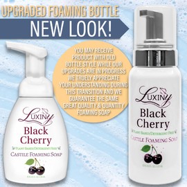 Castile soap, Liquid Foaming Hand Soap, Hand Wash for the Kitchen & Bathroom, Palm Oil Free, Vegan & Cruelty Free, Made in the USA, 8.45 oz., 2 Pack (Black Cherry)