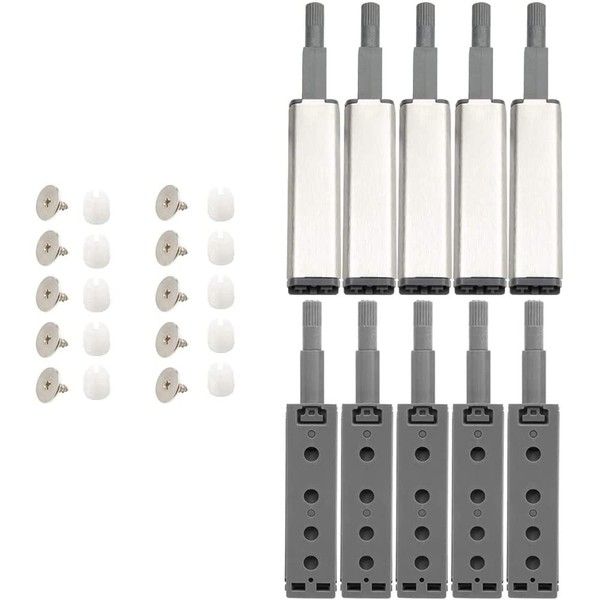 CENPEK Pack of 10 Furniture Door Damper Stainless Steel Touch