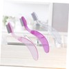Ipetboom Pcs Eyebrow Comb Plastic Handle Curved Metal Teeth Eyelash