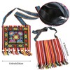 Suffolly Hippie Costume for Women 70s Costume Women Fringe Vest