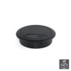 Emuca - Round built-in Ø3,14 inch (Ø80mm) grommets for table/desk/worktop,