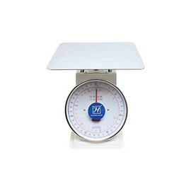 Thunder Group SCSL006 Scale, Portion, 70 lb. Capacity, Zero-Adjust dial, top Loading, Counter Model, Stainless Steel Platform, Enamel Finish
