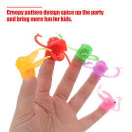20 Pcs Finger Puppets Monster Finger Puppet Hand Puppets Toys for Party Favors Fun Puppet Shows Schools Playtime Finger Puppets Monster Puppet (Random Pattern)