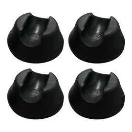 4PCS Hairpin Leg Floor Protectors, Non-Slip Plastic Tips for 12mm Table & Chair Legs, Rubber Feet Caps for Furniture Protection