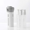Portable Shampoo Gel Dispenser 4 in 1 Leakproof Rotatable Bottles