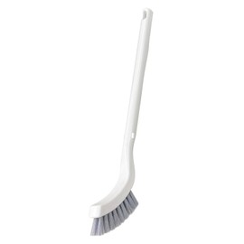 OHE Toilet Brush, Approx. Length 13.6 x Width 1.0 x Depth 2.6 inches (34.5 x 2.5 x 6.5 cm), White, SLEND Toilet Brush, Slim Brush, Compact, Slim Brush