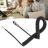 Radio Microphone Cable Replacement Female Hand Mic Cord with Prewired