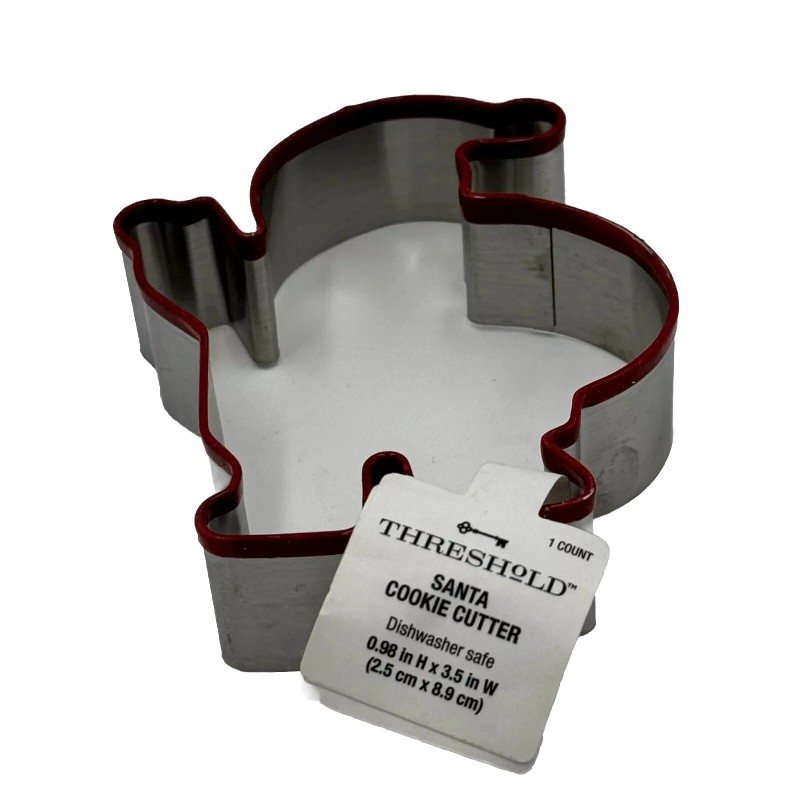 Threshold Christmas Cookies Cutter Threshold Santa Clause Silver With Red