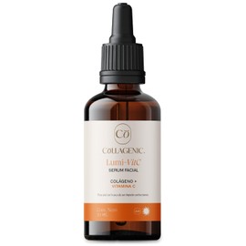 Collagenic | Serum Facial Antioxidante con Vitamina C y Colágeno | Unifica el Tono de la Piel, Ilumina, Hidrata y Suaviza | Suero de Día | 50 ml