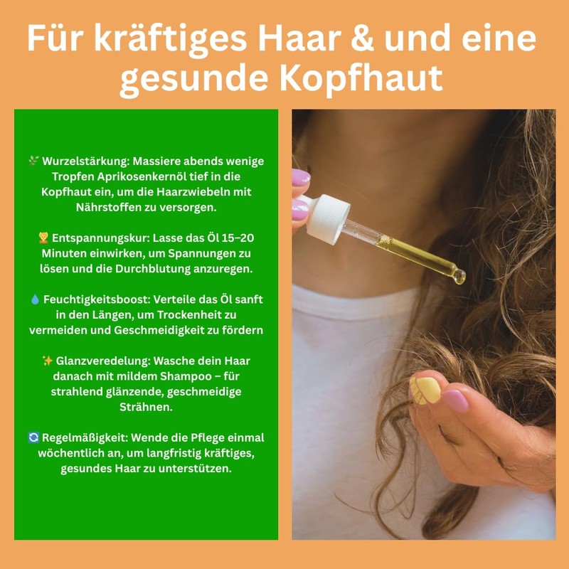 Organic Apricot Kernel Oil Cold Pressed - 100% Pure Base