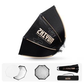 ZHIYUN CINPEER 35-inch/90cm/2.9ft Bowens Mount Octagonal Softbox Quick Release with Honeycomb Grid for Photography Studio, Video Recording, Portraits Shooting ZHIYUN Molus G-Series B-Series