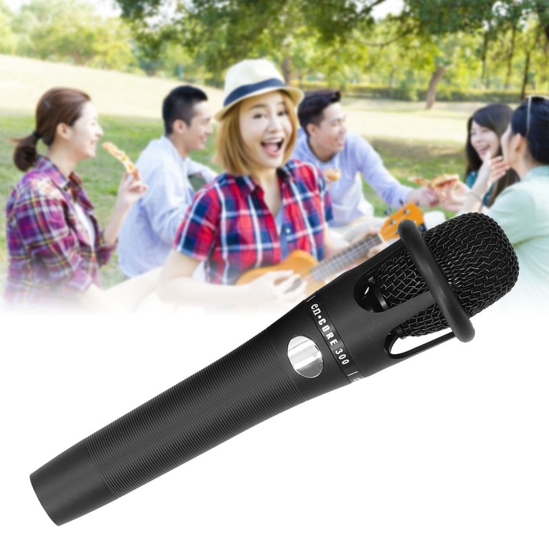 E300 Handheld Microphone with XLR 3.5mm Audio Cable for Music