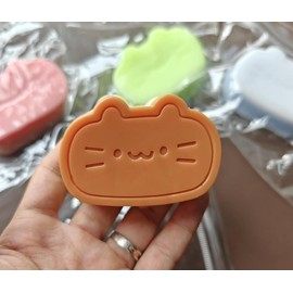 Taba Cat Squishy Squeeze Toys，Taba Cat Squishy Hamster， Plush Rebound Stress Relief Toys，Fidget Toys Squishy Suitable Adults (Caramel cat Cheese)