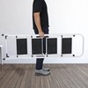 JungleA 4 Step Ladder Portable Folding Step Stool for Adult,w/Wide