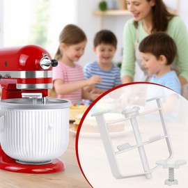 Ice Cream Maker Parts for KitchenAid Stand Mixer - Ice Cream Attachment for KitchenAid Mixer, 2Pcs Ice Cream Drive Attachment, Fits KitchenAid Ice Cream Maker