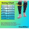 Doc Miller Calf Compression Sleeve Men Women, 20-30mmHg Medical Grade